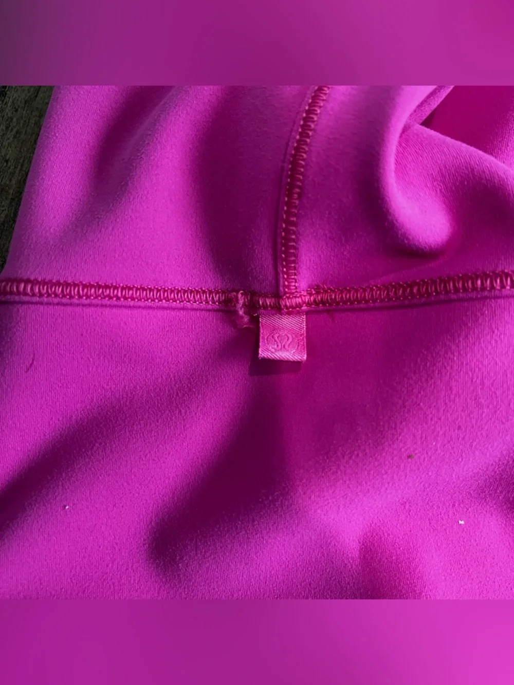 Lululemon Power Pivot Tank Top Size 18 Pink Cropped Reversible Stretch